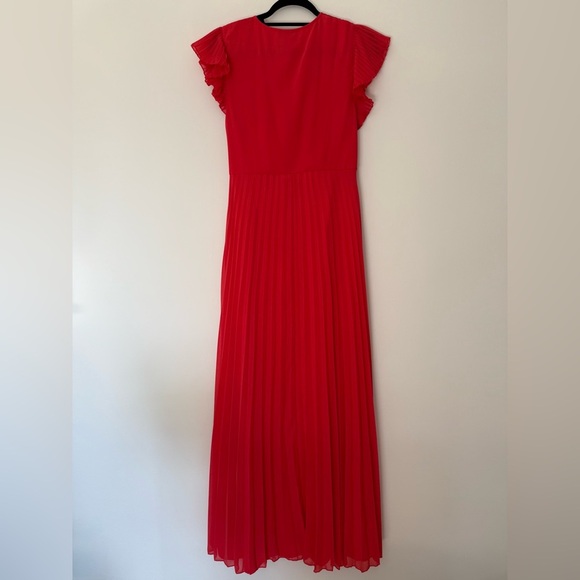 NWOT ASOS Red Wrap Occasional Maxi Dress Size 8 - Picture 8 of 9
